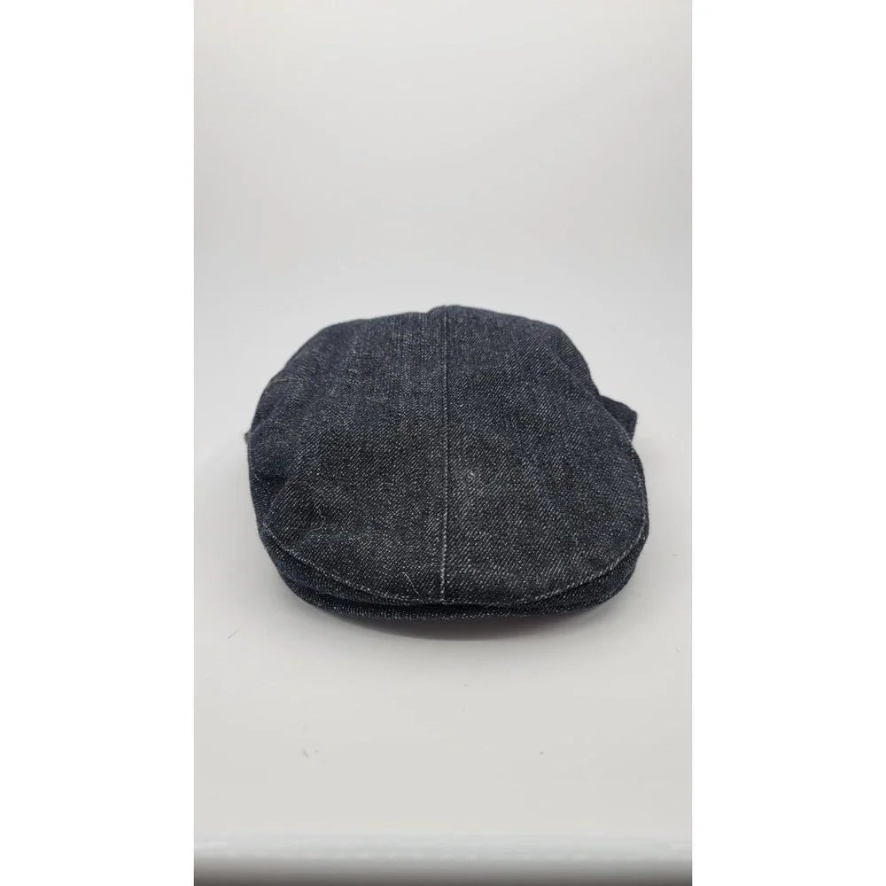 Jordan XL Hat Newsboy Gatsby Cap Dark Denim Jeans Bakerboy Country Flat Rare